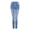 Colombian Skinny High Waist Jeans with Push-Up Effect for Women