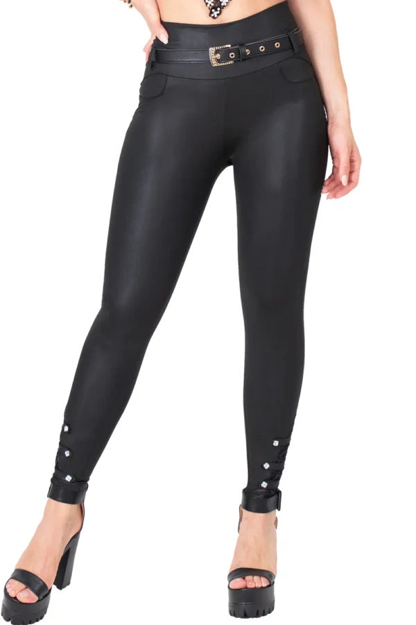 JMC-219.1J Women's Leggings with Internal Girdle and Butt-Lifting Effect
