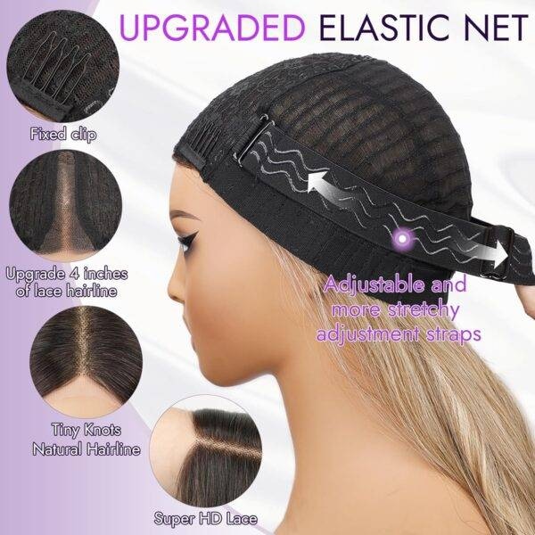 Natural Wavy Wig – Glueless Human Hair Wig